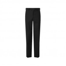 Boys Trousers Flat Front Black (Senior)[DL958]